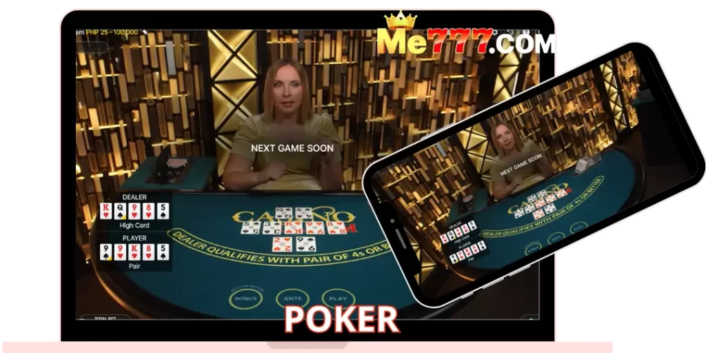 Poker at me777
