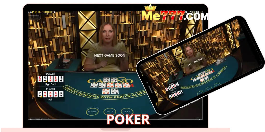 Poker at me777