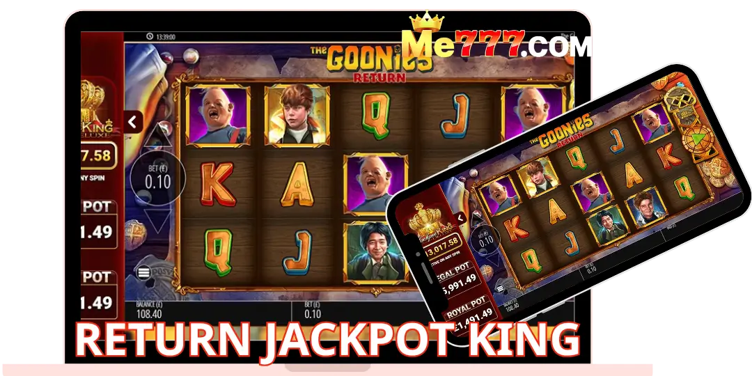 image Return Jackpot King at me777